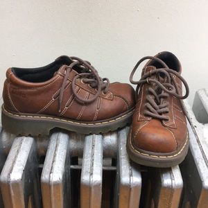 Dr Martens Brown Leather Oxford Boots